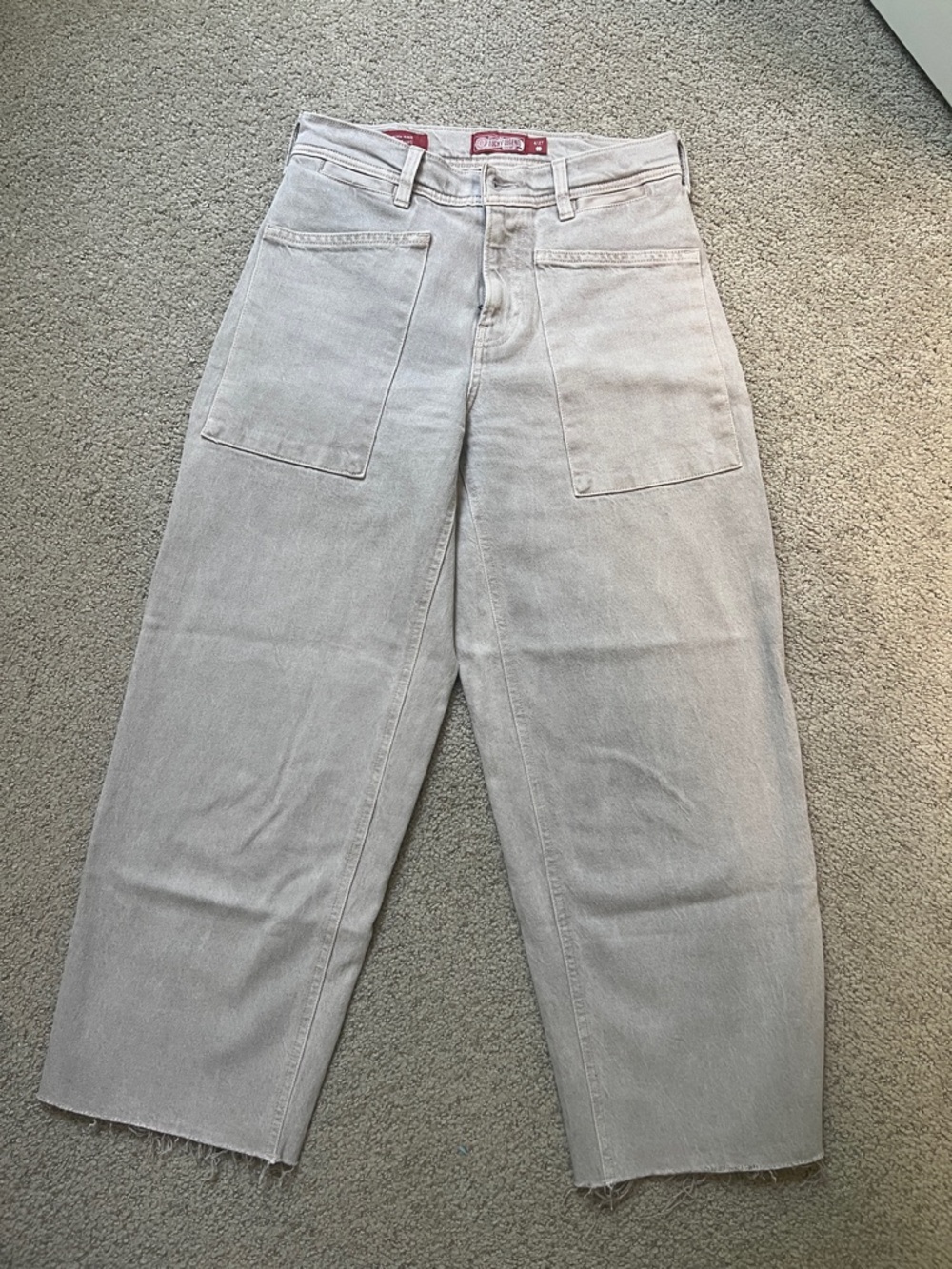 Lucky brand high rise wide leg jeans